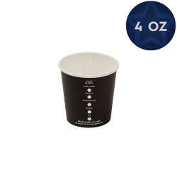 4 oz Siyah Karton Bardak - Özalp Ambalaj
