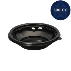 500 cc Yuvarlak Sıcak Yemek ve Salata Seti - 2