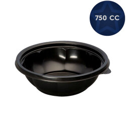 750 cc Yuvarlak Sıcak Yemek ve Salata Seti - 2