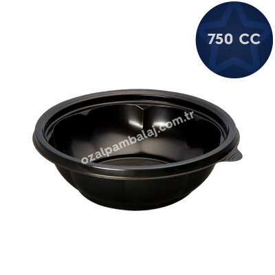 750 cc Yuvarlak Sıcak Yemek ve Salata Seti - 2