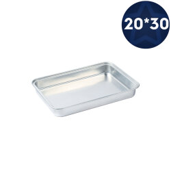 Alüminyum (Kullan At) Kalın Tepsi 200x300x30 mm - Özalp Ambalaj