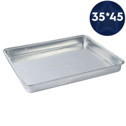 Alüminyum (Kullan At) Kalın Tepsi 350x440x40 mm - Özalp Ambalaj