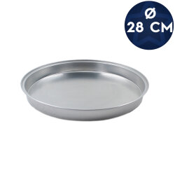 Alüminyum (Kullan At) Yuvarlak Kalın Tepsi Çap 28cm - Özalp Ambalaj