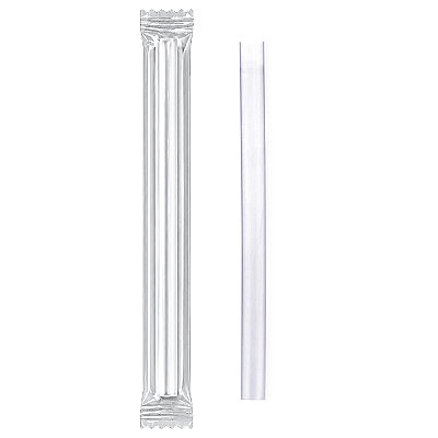 Bubble Tea (Jelatinli) Şeffaf Kalın Frozen Pipet 22 cm - 1
