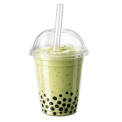 Bubble Tea (Jelatinli) Şeffaf Kalın Frozen Pipet 22 cm - 2