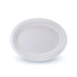 Ekolojik Karton Kayık Tabak 26 cm Oval - Özalp Ambalaj