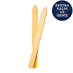 Ekstra Kalın Geniş (2 cm) Adana Kebap Tahta Çöp Şiş - Özalp Ambalaj