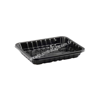 Et ve Sebze/Meyve Kabı Siyah Küçük Boy (300cc) - 1