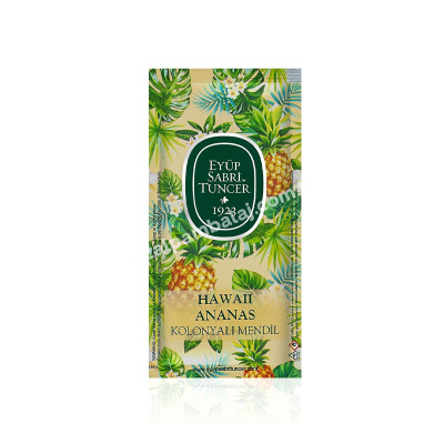 Hawaii Ananas Kolonyalı Mendil 5*10 cm - 1