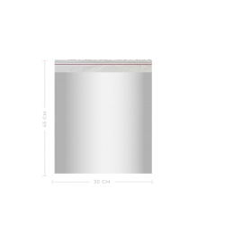 Hediye Poşeti Bantlı Metalize Torba Gümüş 30x45 cm - Özalp Ambalaj