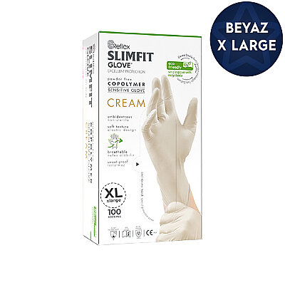 Hibrit Pudrasız Krem Eldiven X Large (Ekstra Büyük) - 1