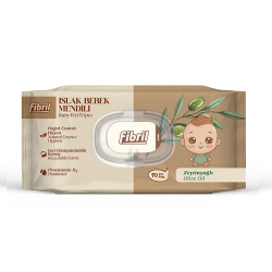 Islak Mendil Zeytinyağlı (Vegan) 90'lı - Fibril