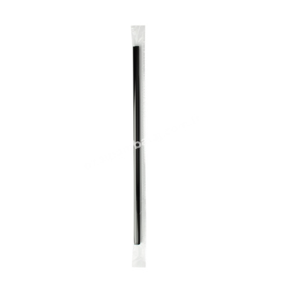 Jelatin Sargılı Körüksüz Siyah Pipet 23,5 cm - 1
