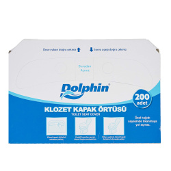 Kağıt Klozet Kapak Örtüsü - Dolphin