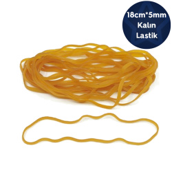 Kalın Ambalaj ve Kasa Lastiği Kauçuk 18 cm 1000 gr - 1