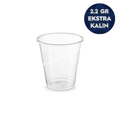 Kalın Plastik Bardak 2,2 gr 180 cc - 1