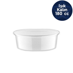 Kalın Plastik Işık Süp Kasesi 3,4 gr 180 cc - Işık Plastik