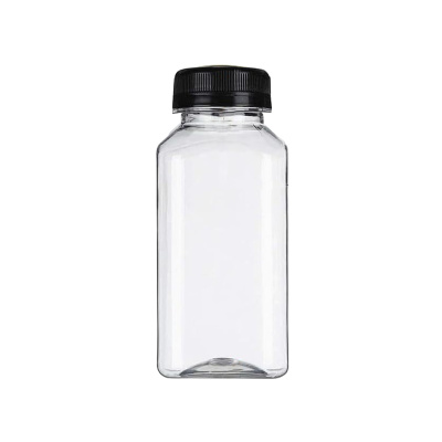 Kalın Plastik Pet Şişe (Siyah Kapaklı) 330 cc - 1