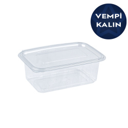 Kalın Sızdırmaz Gıda Kabı 1000 cc (22,5gr) - Vempi