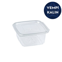 Kalın Sızdırmaz Gıda Kabı 500 cc (14gr) - Vempi