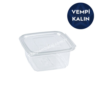 Kalın Sızdırmaz Gıda Kabı 500 cc (14gr) - 1