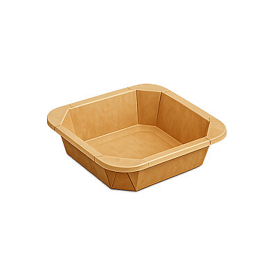 Kare (Petra) Kraft Karton Kase 300 cc - 1