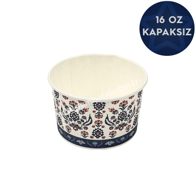 Karton Çorba ve Gıda Kasesi (Kapaksız) 16 oz - 1