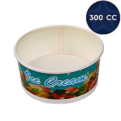 Karton Dondurma Kasesi (Dondurma Desen) 300 cc - Özalp Ambalaj