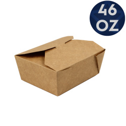 Kraft Lunch Box (Deli Box) Yemek Kutusu 46 Oz - Özalp Ambalaj