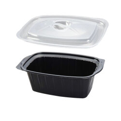 Mikrodalga Sıcak Yemek Seti (Kapaklı) 1000 gr - Eltron Plastik