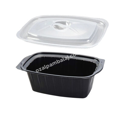 Mikrodalga Sıcak Yemek Seti (Kapaklı) 1000 gr - 1