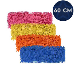 Nemli Makarna Şönil Mikrofiber (Renkli) Mop 60 cm - Wsp
