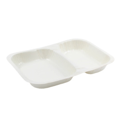 NP 09 Sıcağa Dayanıklı 2 Gözlü Karton Gıda Kabı - Naturapack