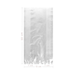 Opp Jelatin Torba Körüklü (Sırt Kaynaklı) 13x30+7 cm - Özalp Ambalaj