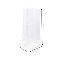 Opp Kare Tabanlı Oturan Torba 8,5x28+5cm Şeffaf - Özalp Ambalaj