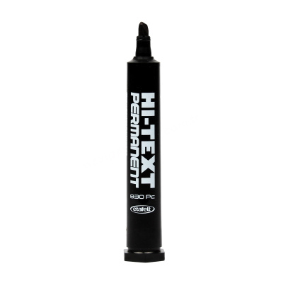 Permanent Marker Kalem Kesik Uçlu (830 Pc) Siyah - 1