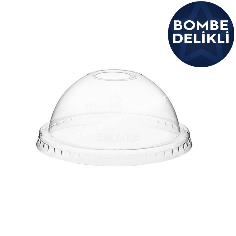 Pet Delikli Bombe Kapak 95mm  (250-300-400-550 cc Bardak Uyumlu)