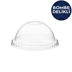 Pet Delikli Bombe Kapak 95mm (250-300-400-550 cc Bardak Uyumlu) - Özalp Ambalaj