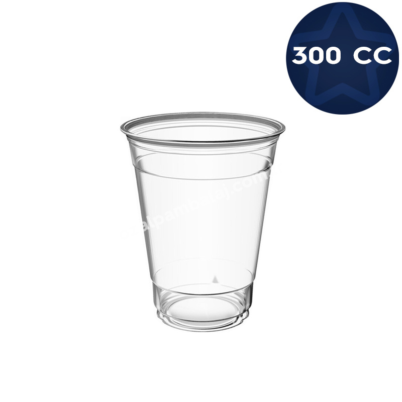 Pet Plastik Soğuk İçecek Bardak 300 cc (10 oz)