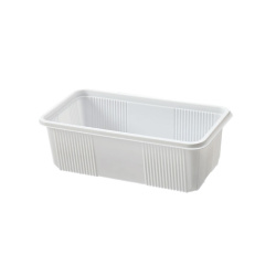 Plastik Dondurma Kasesi PP Beyaz 1000 gr - Özge Plastik