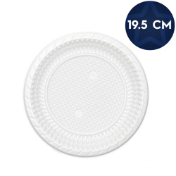 Plastik Kullan At Servis Tabak 19,5 cm - Özalp Ambalaj