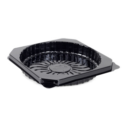 Plastik Pasta Kek ve Waffle Kabı Çap:16cm H:7cm - 2