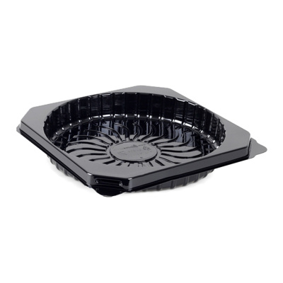Plastik Pasta Kek ve Waffle Kabı Çap:16cm H:7cm - 2