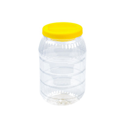 Plastik Pet Kavanoz (Kapaklı) 3000 cc - Özalp Ambalaj