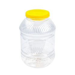 Plastik Pet Kavanoz (Kapaklı) 5000 cc - Özalp Ambalaj