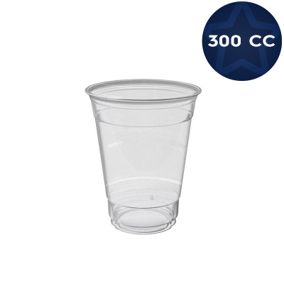 Plastik PP Soğuk İçecek Bardağı 300 cc - 1