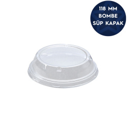 Plastik Süp Kapak Bombe Çap 118 mm - Özalp Ambalaj