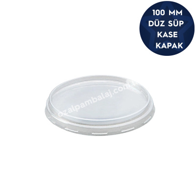 Plastik Süp Kapak Düz Çap 100 mm - 1