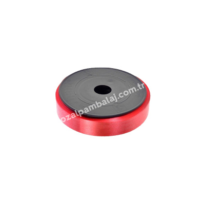 Rafya Şerit Plastik Kurdela Kırmızı 19mmx50mt - 1