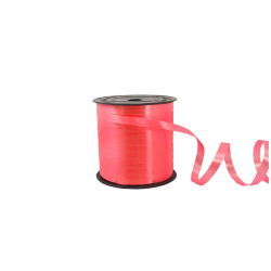 Rafya Şerit Plastik Kurdela Kırmızı 5mmx300mt - Rabant